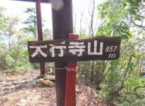 大行寺山の写真です。